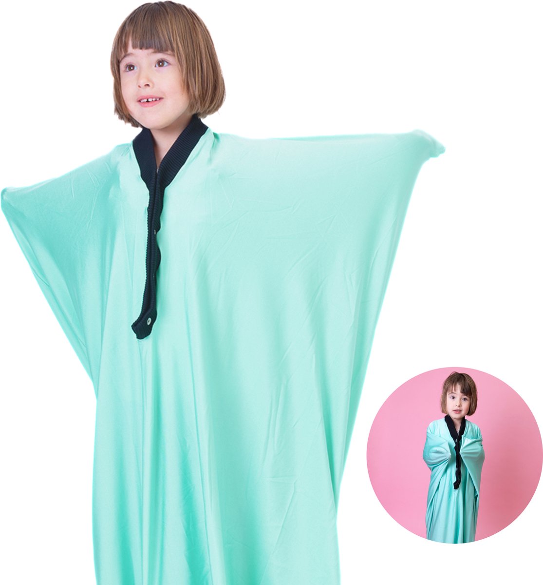 Sensorische Body Sock - Sensory Body Sock - Angst - Verzwaringsdeken - Groen S - Sensorisch Speelgoed - ADHD - Speelgoed - Verzwaringsknuffel - Verzwaringsvest