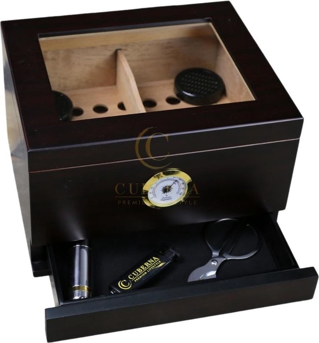Humidor Elton donkerkers