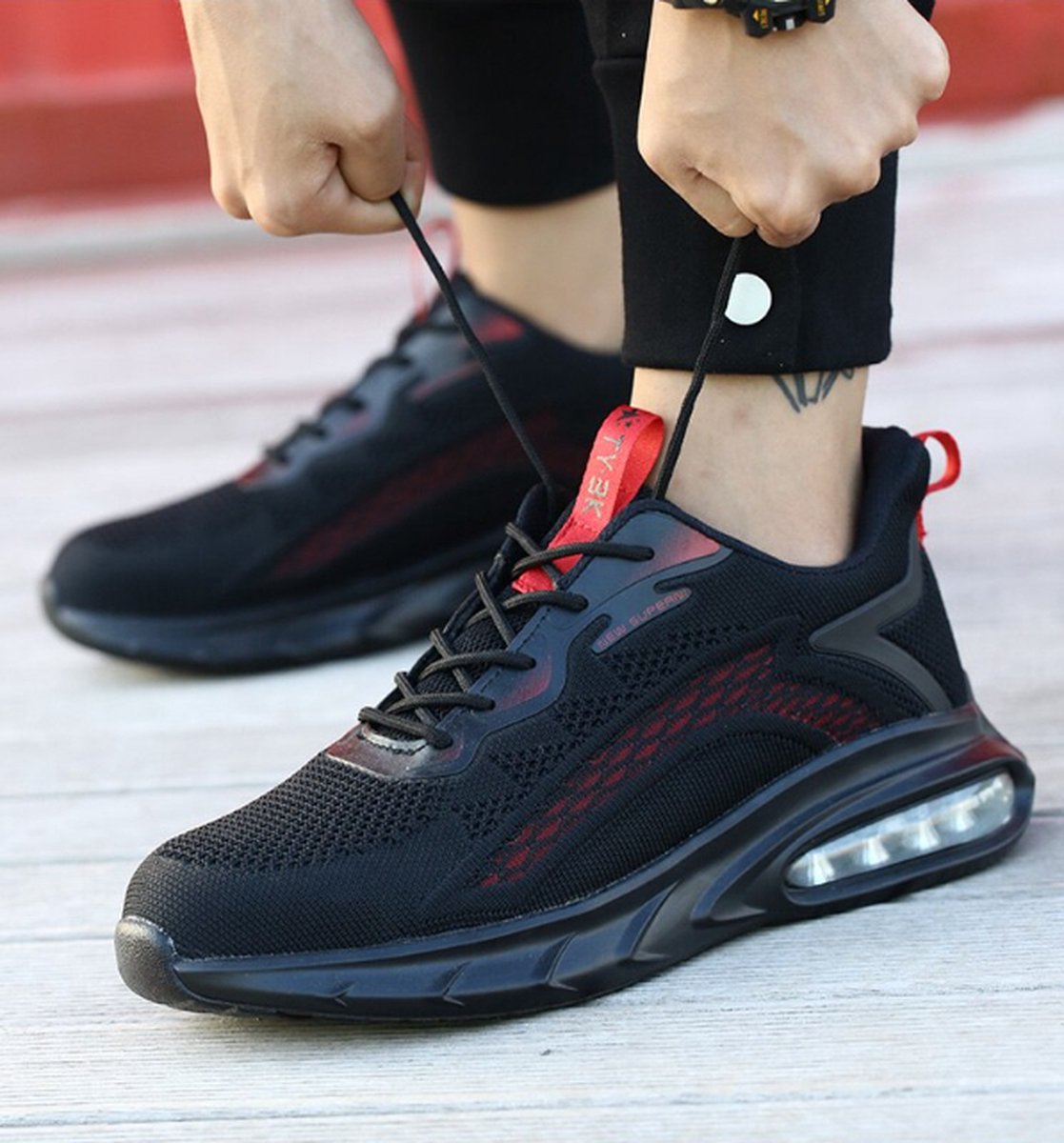 Werkschoenen - 40 - S1P - veiligheidsschoenen voor werk - Dames/Heren - Sneakers - Werksneakers - Schokbestendig - Ondoordringbare zool - Antislip - Stalen neus