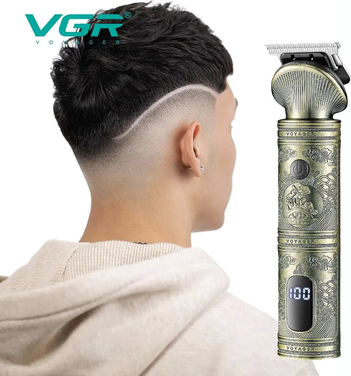 Bolmans - Tondeuse - Haartrimmer - Trimmer - Tondeuse Mannen - 6 in 1 - Tondeuse Hoofdhaar - Tondeuse Hond - Scheerapparaat - Met Display - USB C