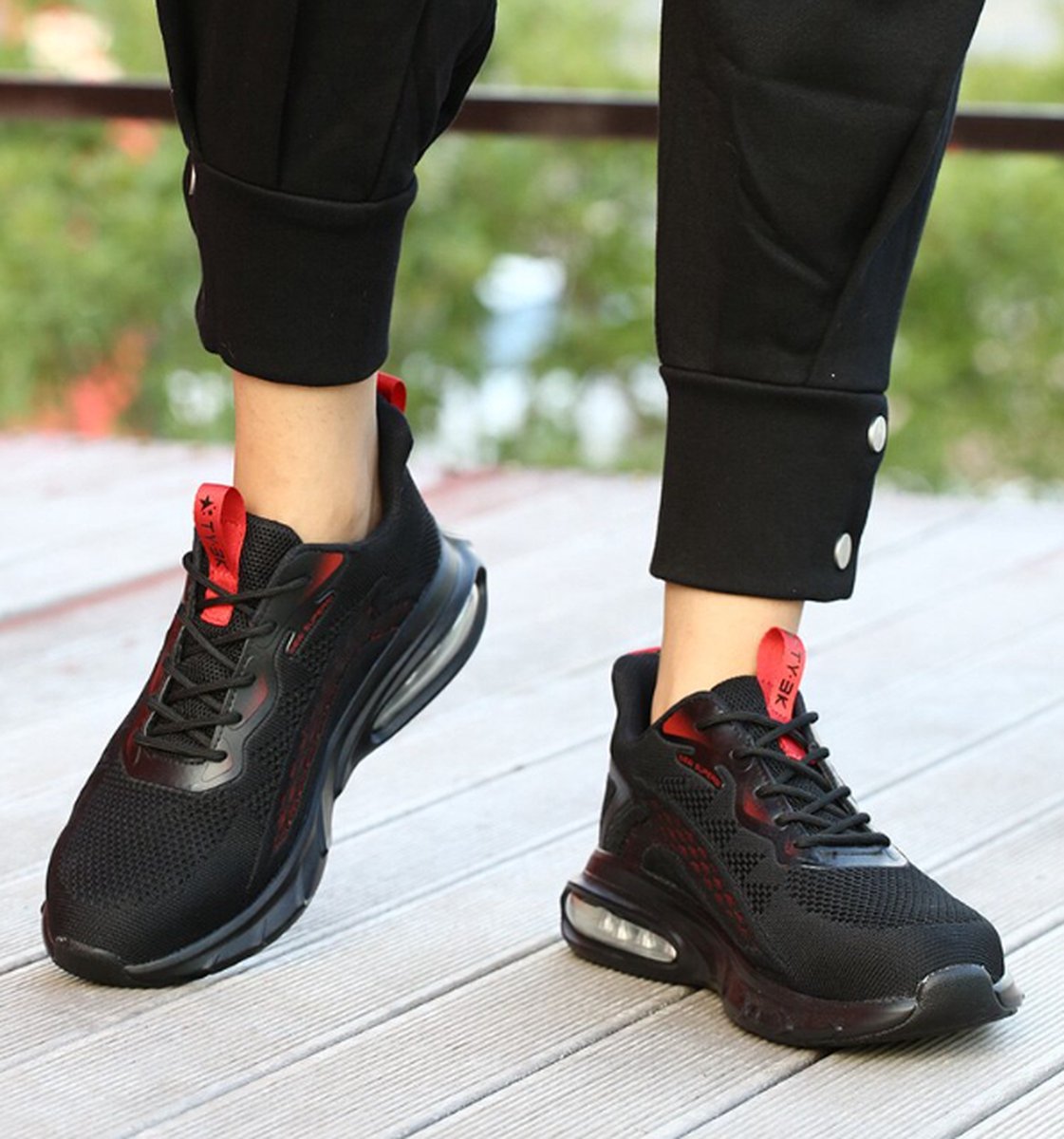 Safety shoes - 38 - S1P - safety shoes for work - Women/Men - Sneakers - Sneakers for work - Shockproof - Puncture-resistant sole - Non-slip - Steel toe cap