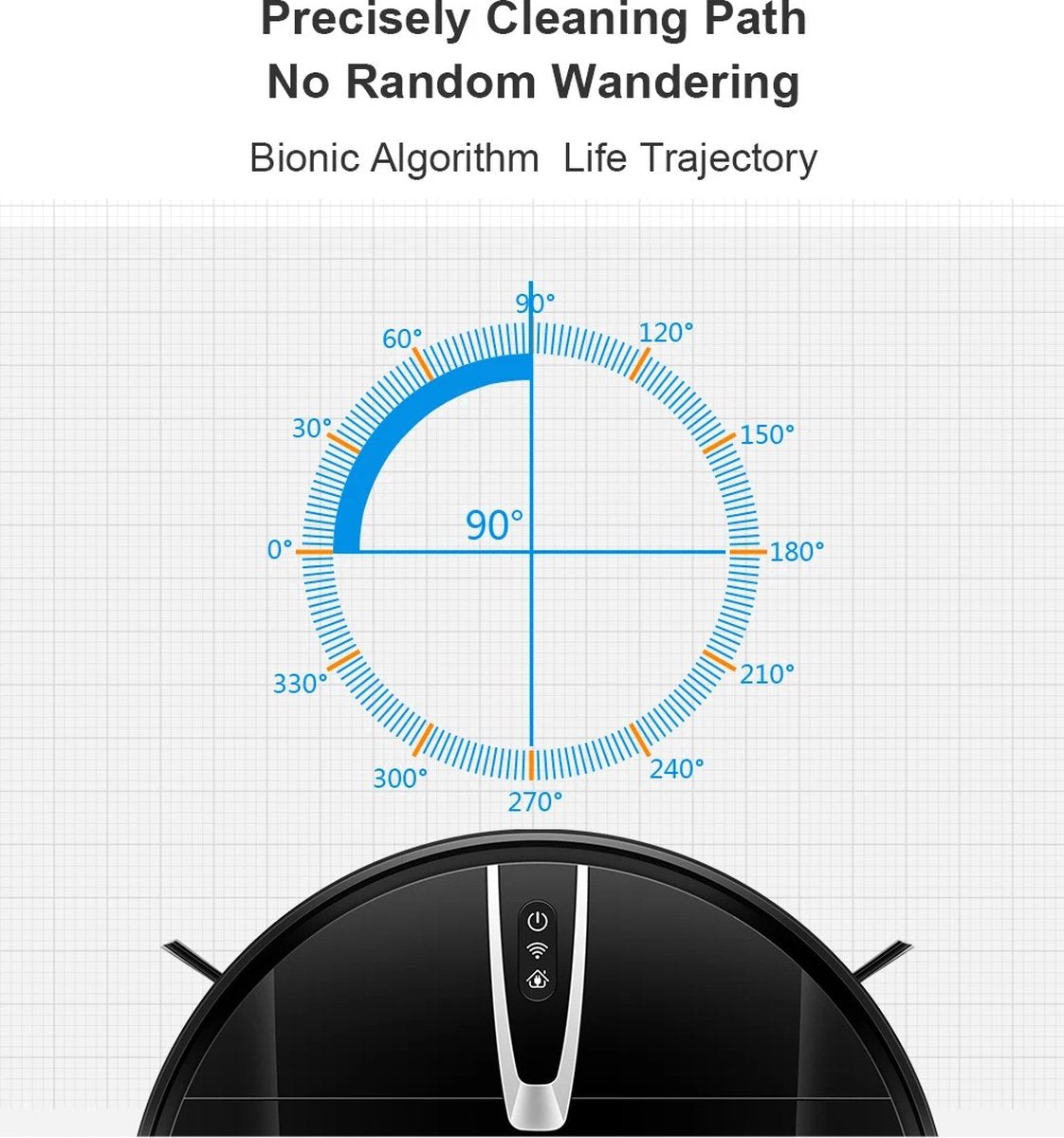 V3S PRO Robot Vacuum Cleaner - Smart Mapping - New Powerful Model - Dry and Wet Mopping Combo - WiFi App - Brushless Motor - Works with Alexa and Google Assistant - Ideal for Pet Hair - Carpet - Hard Floor
