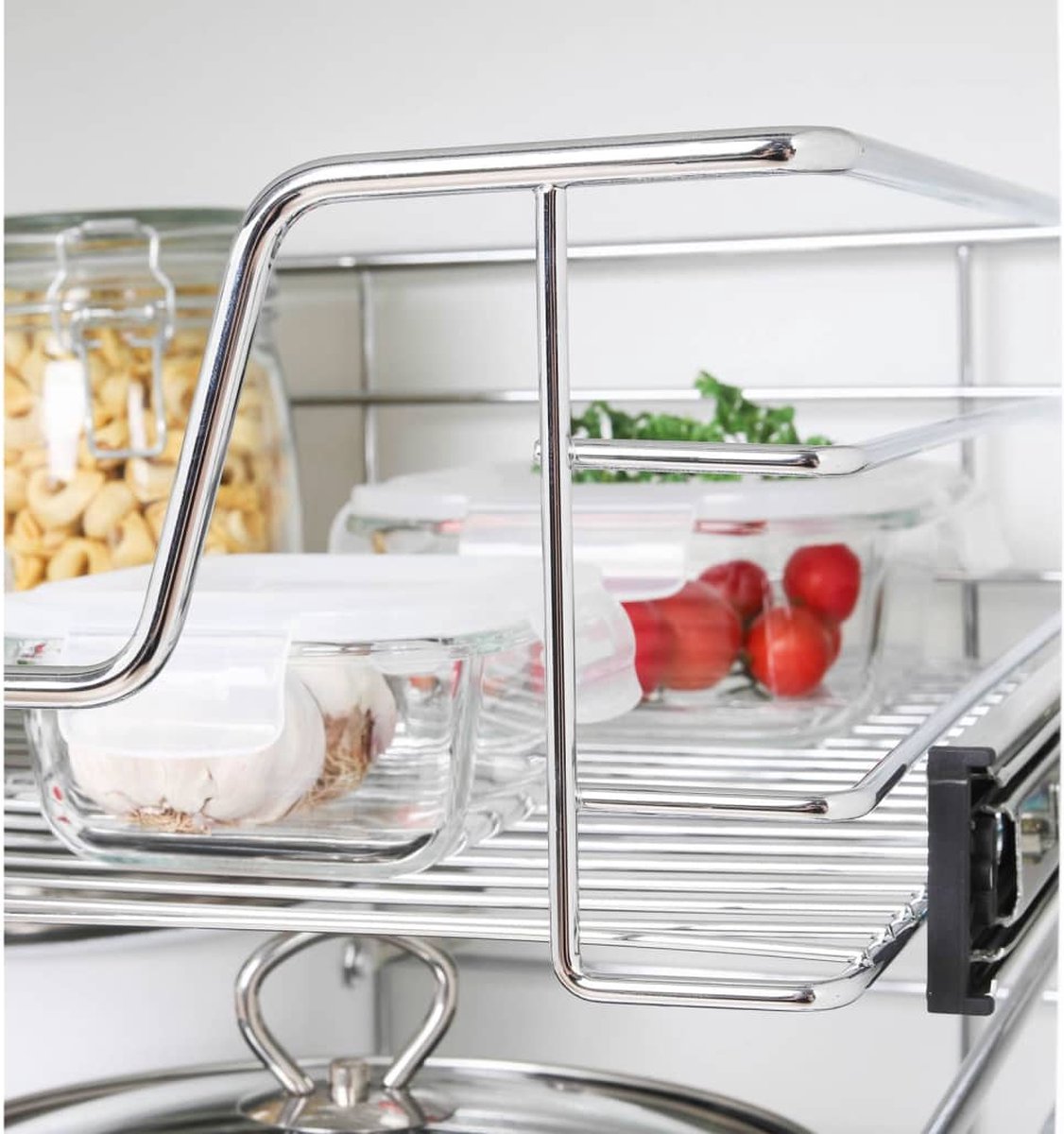 Basis Keukenkast Schuiflade - 60 cm - RVS