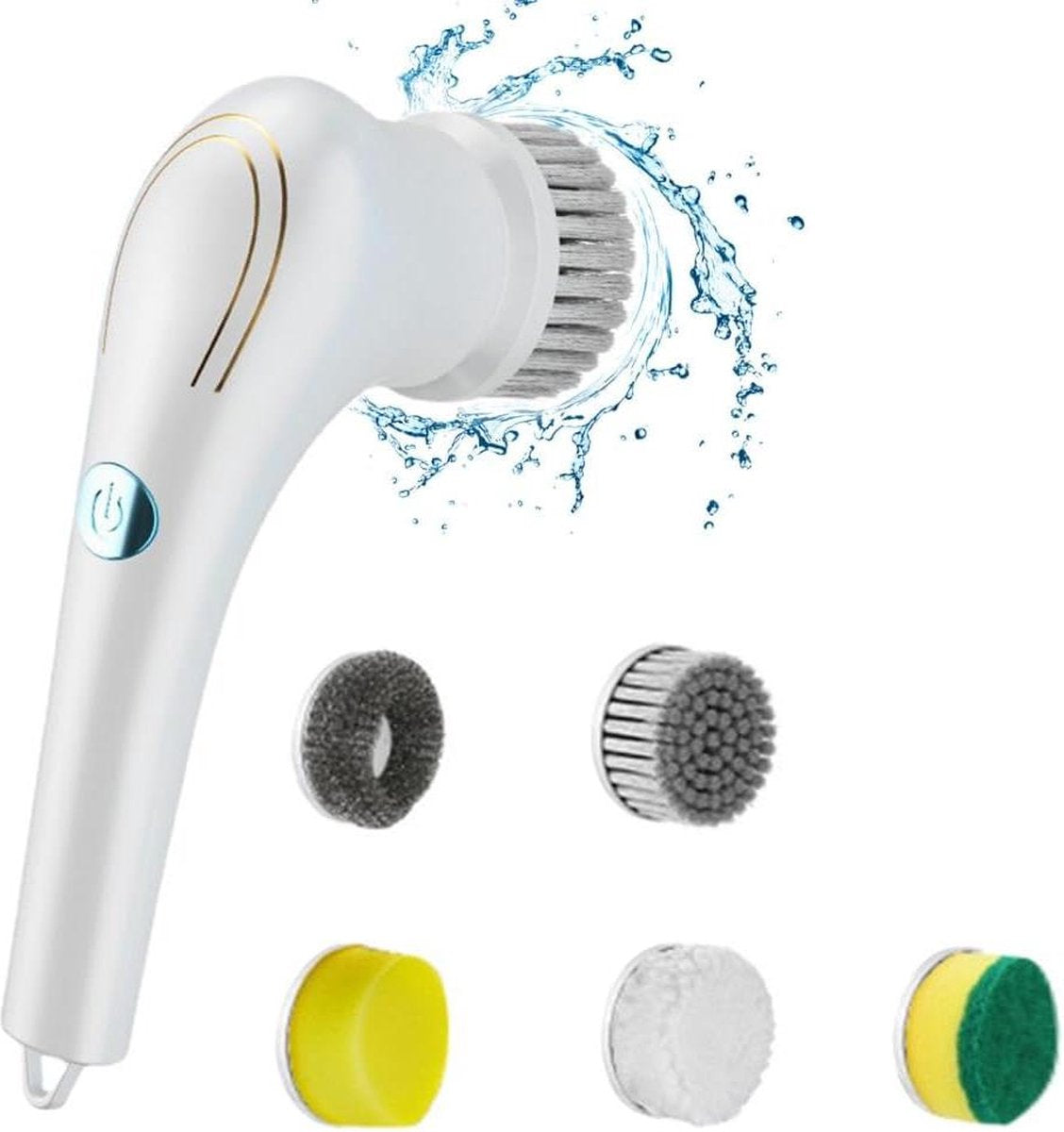 360° Draadloze Elektrische Reinigingsborstel voor Badkamer, Douche, Bad, Glas, Auto