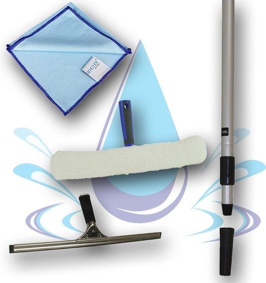 Professional Window Squeegee Unger + Washer and Telescopic Pole window cleaning 2 meter luxury