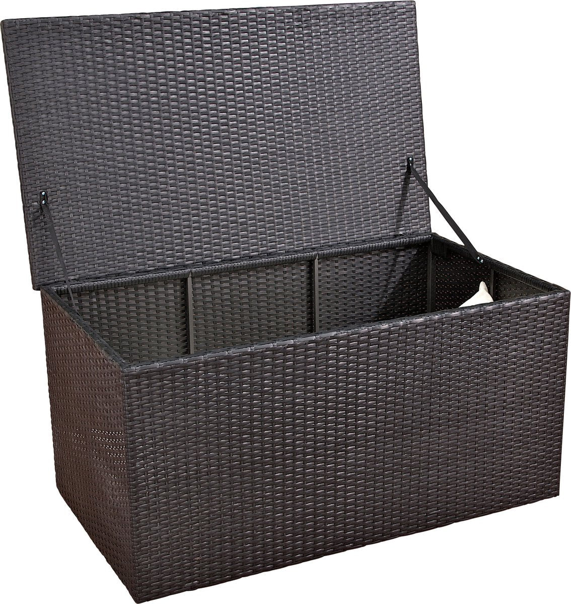 Storage box XXL - Waterproof - With lid - For indoor & outdoor use - Garden cushion box - Garden storage box - 120x68x63cm