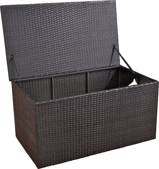 Storage box XXL - Waterproof - With lid - For indoor & outdoor use - Garden cushion box - Garden storage box - 120x68x63cm