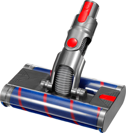 Dual Head Suction Nozzle with soft roller - Soft Cloth Roller Brush - for Dyson V7 / V8 / V10 / V11 Series Stick Vacuum Cleaners