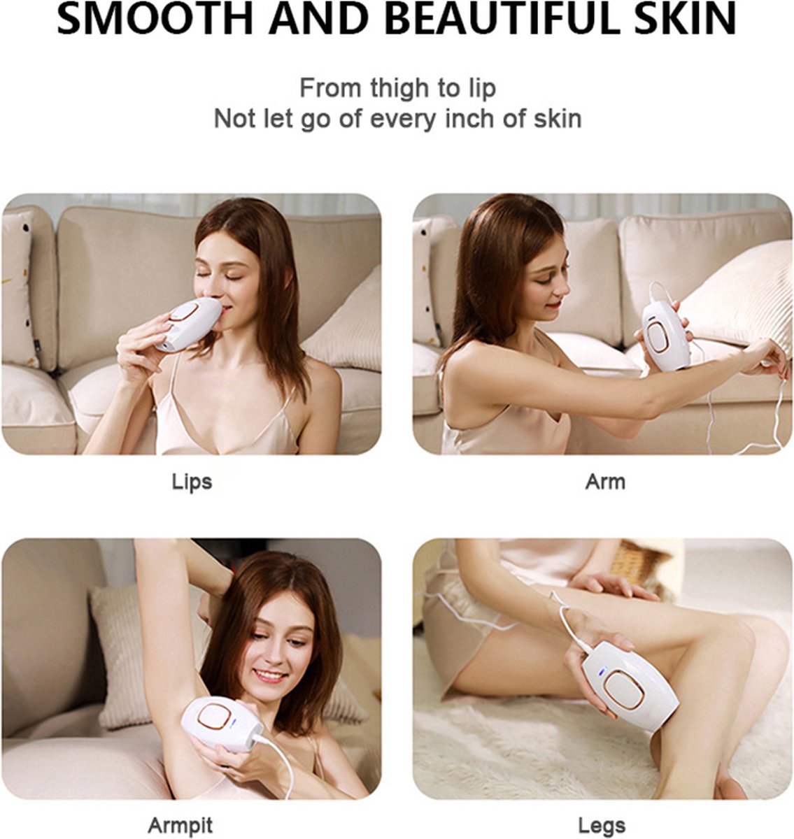 Laser Ontharingsapparaat Incl. Scheermes & UV-Zonnebril - Epileerapparaat Dames - Epilator - IPL Ontharingsapparaten - Roze