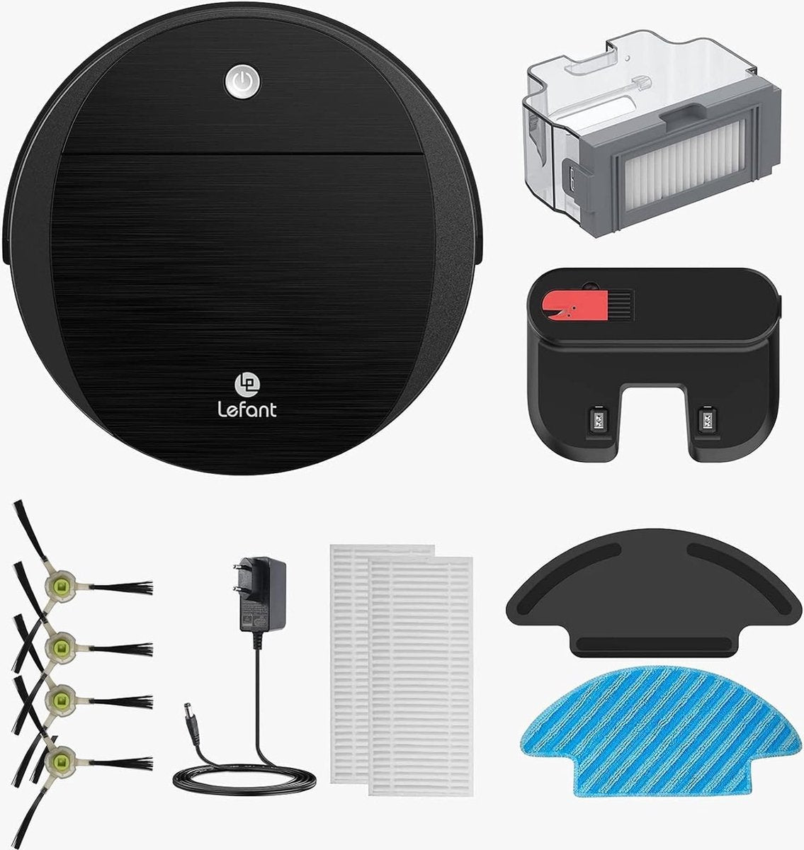 Robotstofzuiger M213 met Dweilfunctie - met App - Robot Stofzuiger met Lange Levensduur - Zelfopladende Intelligente Vacuümrobot - 2200pa Zuigkracht - 360° Detectie