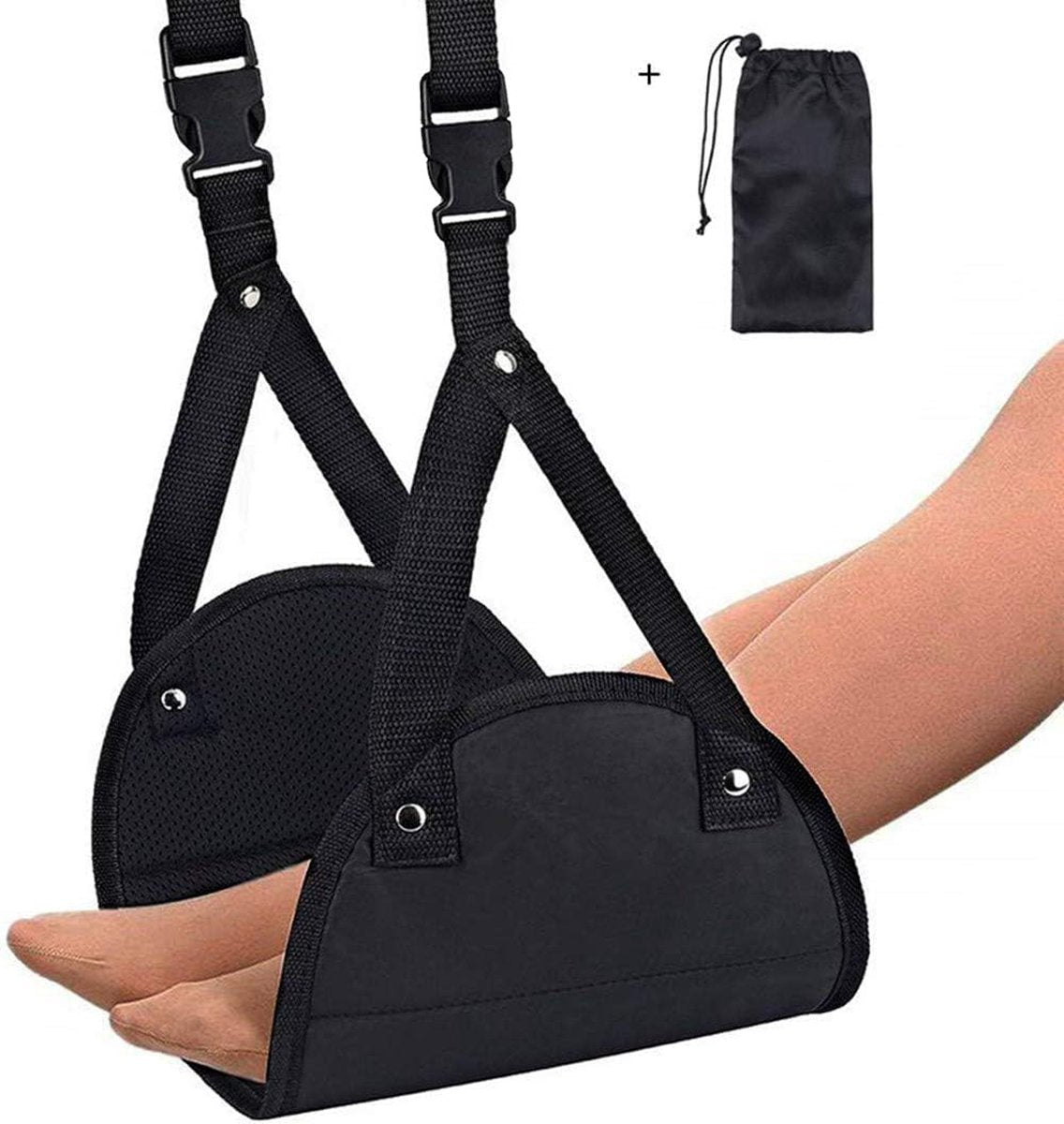 Foot Hammock Airplane - Travel Footrest - Travel Accessory - Comfortable - Airplane Comfort