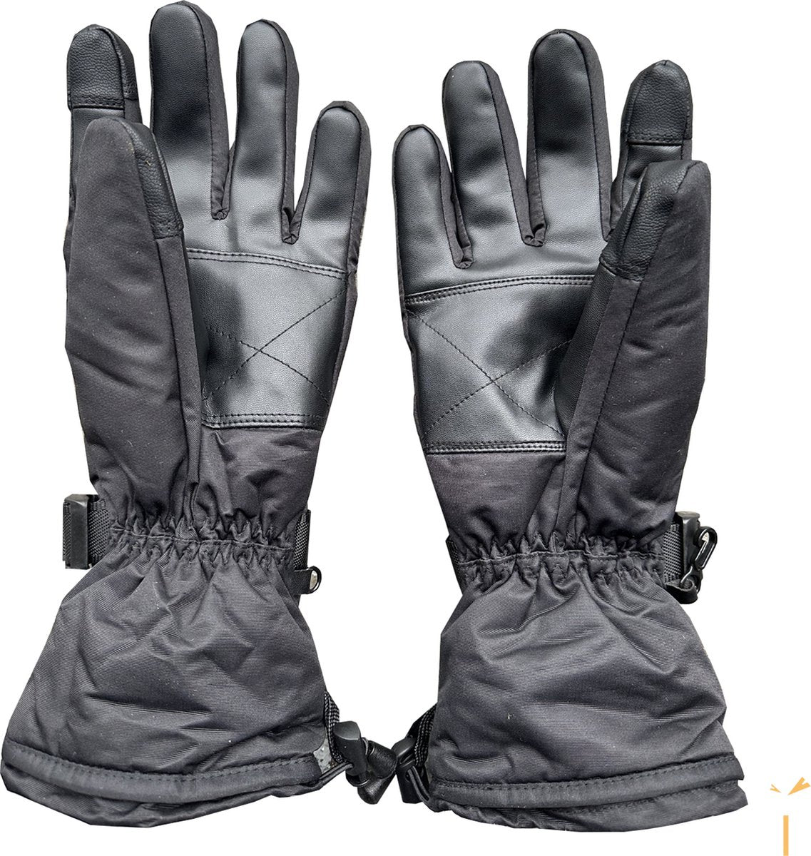 Happyment® Heated gloves - Rechargeable - Unisex - Electric heating - Motorcycle gloves - Size M/L - Battery 4000mAh