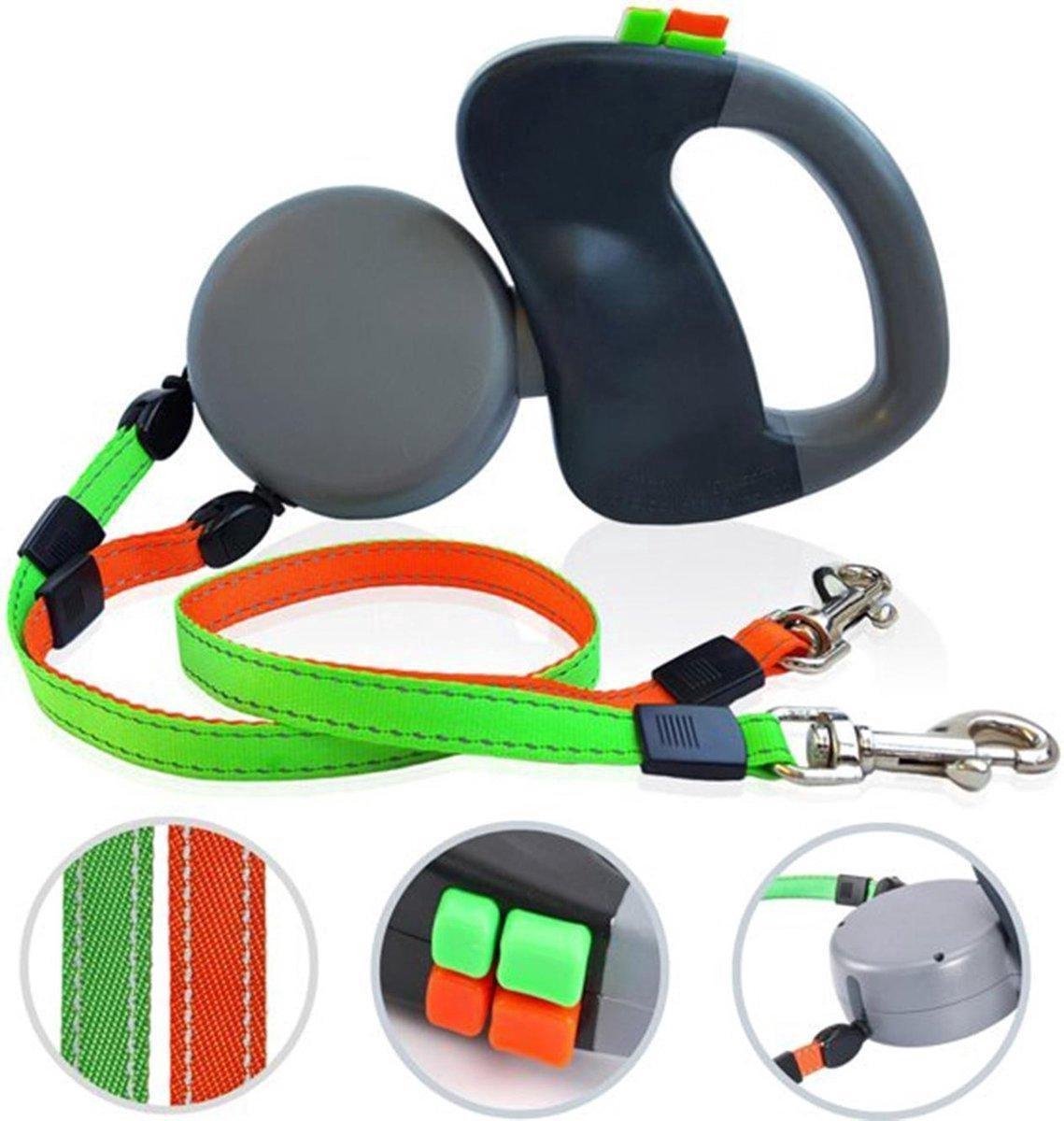 Dual Dog Leash For Two Dogs - Grey - Up to 22 kg (per dog) - 300 cm
