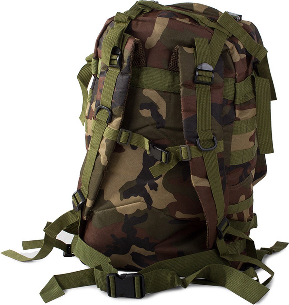 Military survival backpack - Tactical backpack - 48.5 liters - 50x55x16 cm - Camouflage backpack - Camel - Hiking backpack - Green - Waterproof