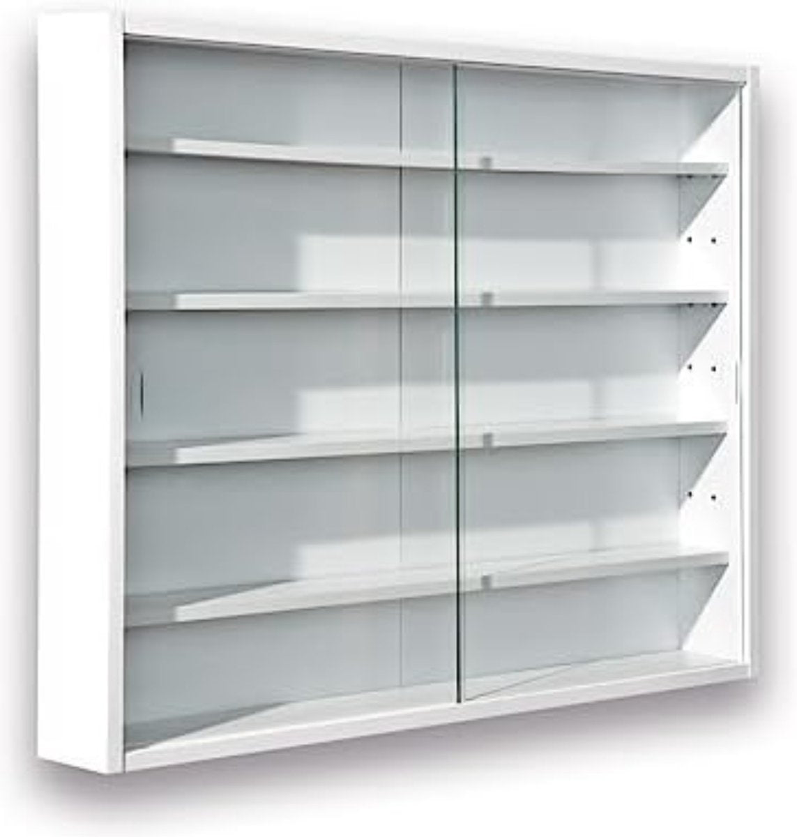 Vitrinekastje - Vitrine Box - Vitrinekastje Hangend - Wandvitrine - Wit