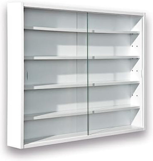 Vitrinekastje - Vitrine Box - Vitrinekastje Hangend - Wandvitrine - Wit