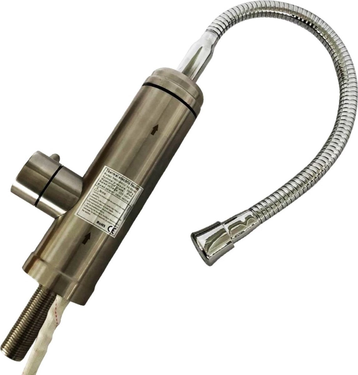 Warmwaterkraan - 220V - Met display - Kokendwaterkraan - Warmwaterkraan elektrisch - Snel warm water - Heetwaterdispenser - Kokendwaterkraan - Elektrische kraan