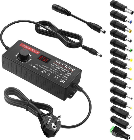 Universal Power Supply 3 V ~ 24 V 120 W 5 A - Switching Adapter with Adapter Plug - Electronic Devices Photo Frame Baby Monitor Camera LED Strips - 5000 mA max