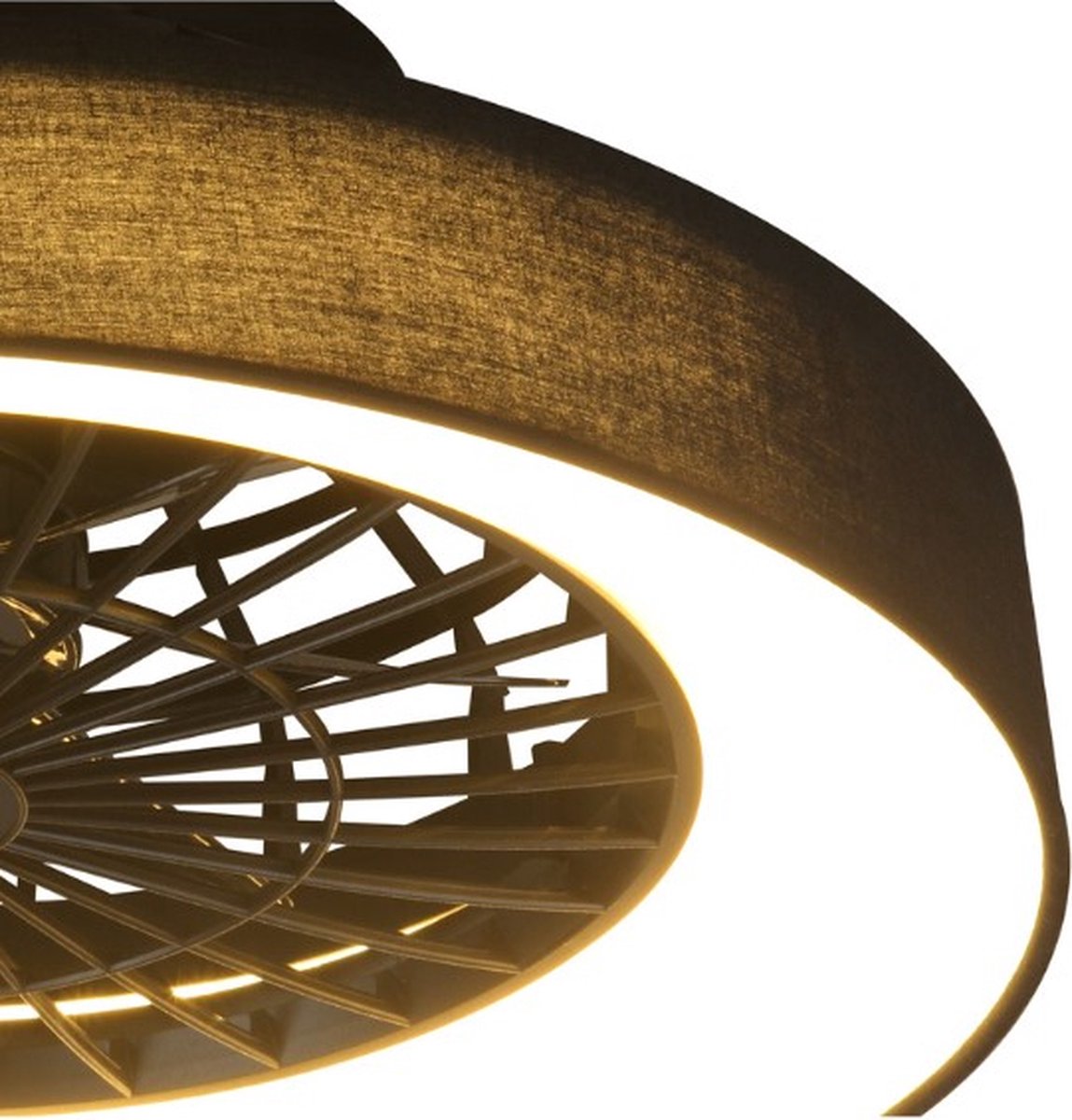 Ceiling fan Mayra with adjustable colour temperature and star effect