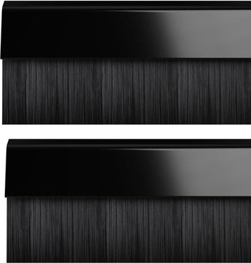 BDS clip onder de deur borstel diepgang afdichting zwart 914 mm set van 2 stuks - Stormguard 02 am0010914bl