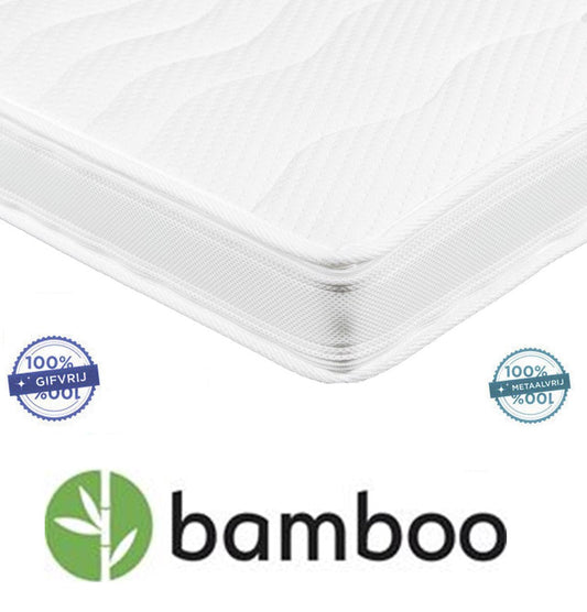 Topdekmatras XXL - Topper 140x200 - 12 cm dik - Tencel hoes - Visco Nasa Traagschuim - Tencel tijk - 12cm dik - Orthopedisch