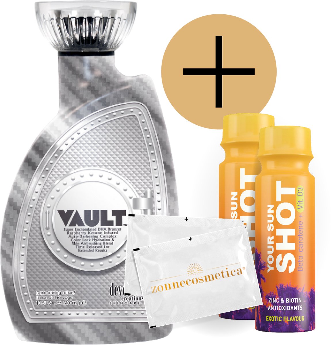 Devoted Creations - Kluis + 2 Zonnestralen + 2 Verfrissingsdoekjes