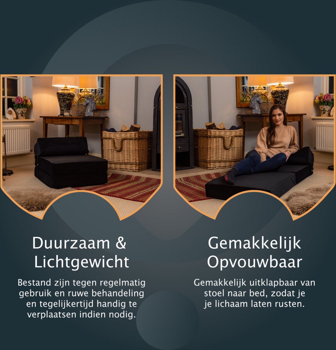 Fluwelen Vouwmatras - Fluweel Opklapbaar Matras - Logeermatras Opvouwbaar - Opvouwbare Matras - Inklapbaar Logeerbed - Zetelbed - Opvouwbaar Matras