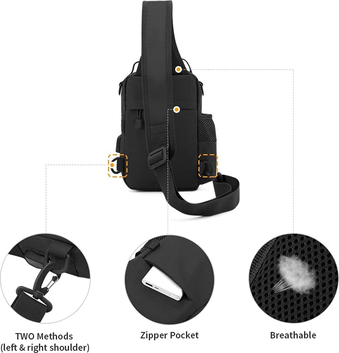 Chest Bag Shoulder Bag Tactical Chest Bag Army Crossbody Bag Shoulder Bag Mini Backpack Single Shoulder Bag for Travel Hiking Camping