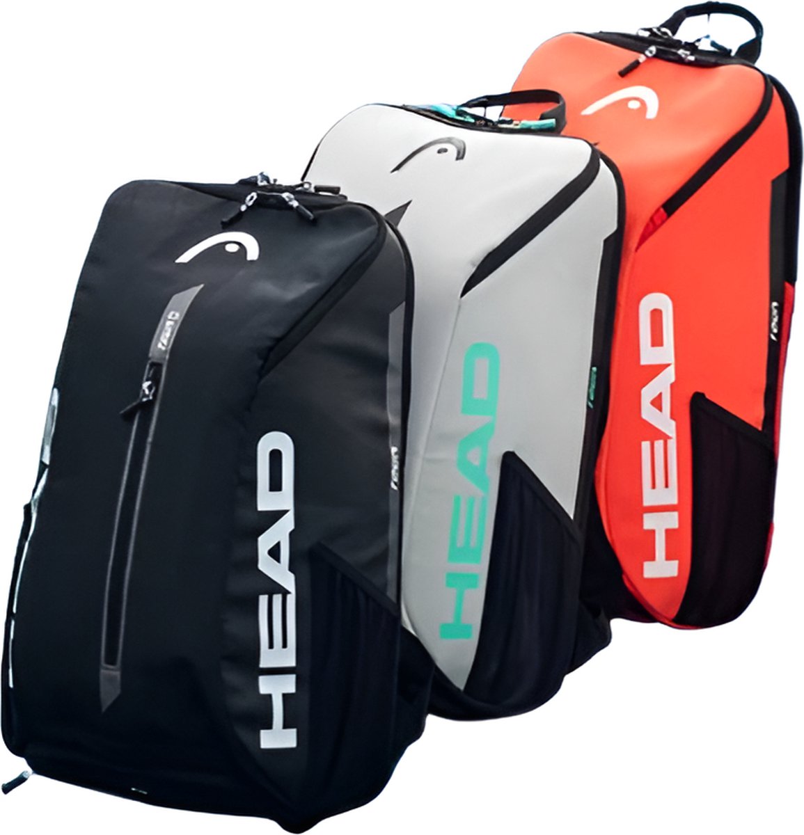 E-Shop4u - Tennistas - Tour Serie 1-2 Rugzak - Tennisschoen & Racket Vak - Tennis Racket Tas - Toernooi Sportrugzak - 25L - Zwart - Squash-Tennis-Badminton-Pickleball-Padel