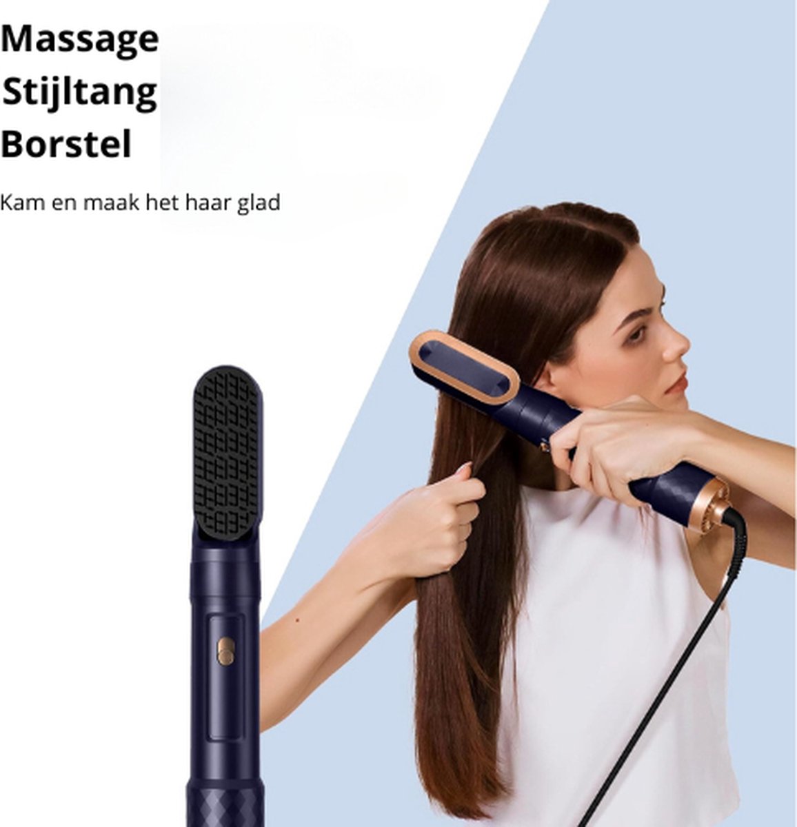 Hot Air Brush Set - 6in1 Air Styler - Hair Dryer with Brush - Blow Dryer Brush - Curling Brush - Straightening Brush - Thermal Brush - Hair Dryer