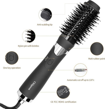 Airstyler - Warmteborstel - Haar Droger - Haar Stijler - Haar Borstel - Haar Krultang - Zwart