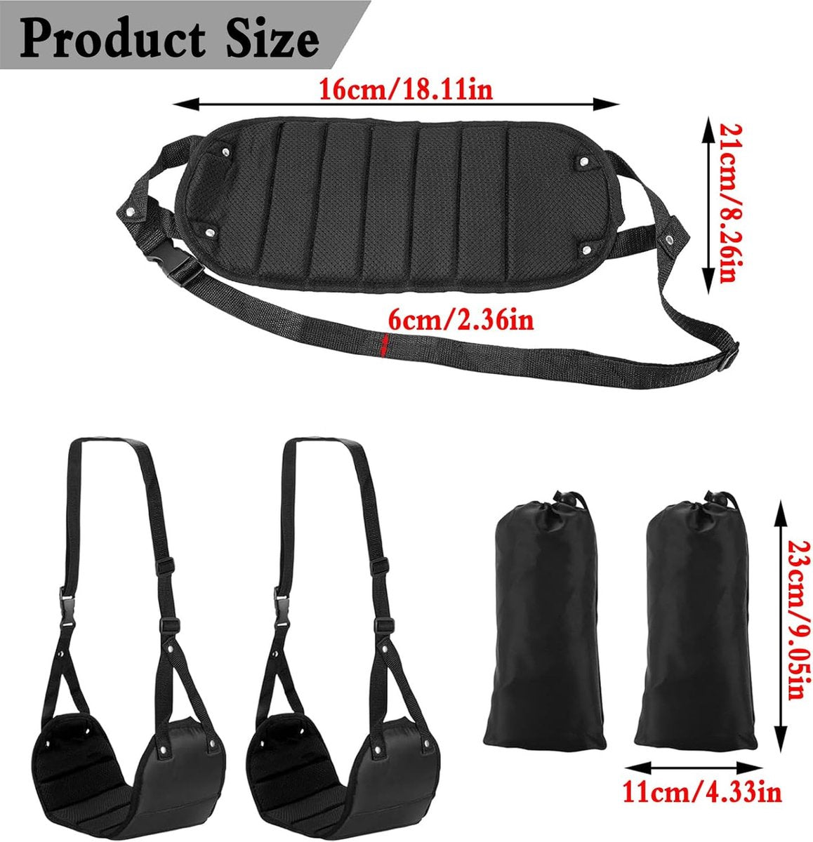 Airplane Foot Hammock - Travel Footrest - Travel Accessory - Comfortable - Airplane Comfort