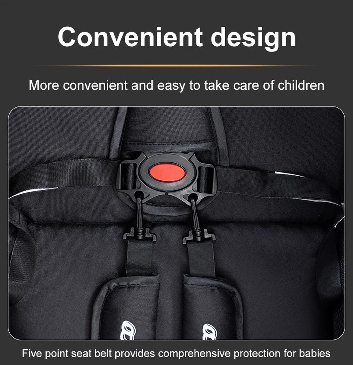 ByLoesje® Kinderwagen 3 In 1 Luxe Draagbare Kinderwagen - Zwart - Verstelbaar - Opvouwbaar - Adapters - Regenhoes - Bekerhouder - Muggennet - Luiertas - Zomermat