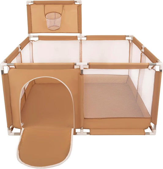 Grondbox - Baby Grondbox - Baby Speelbox - Grondspeelbox - Kruipbox - Veilige Speelomgeving - Incl. Accessoires