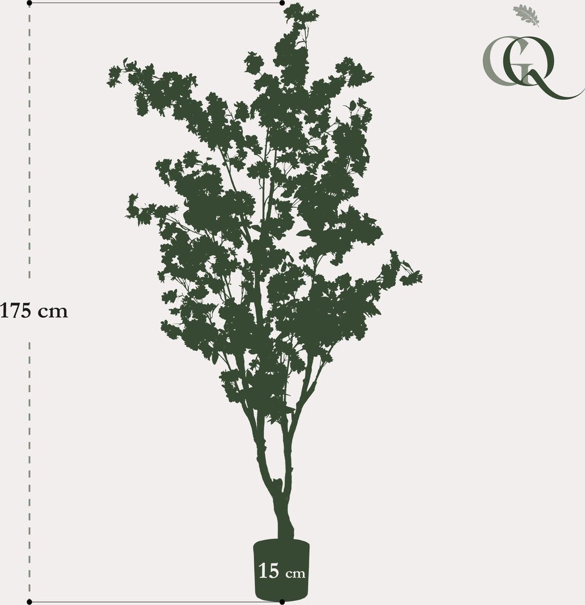 Kunstplant - Kersenbloesem - Roze - 175cm