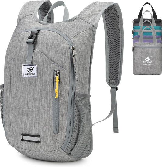 10L opvouwbare rugzak, wandelrugzak, kleine rugzak, dagrugzak, reisrugzak voor wandelen, reizen, stedentrips