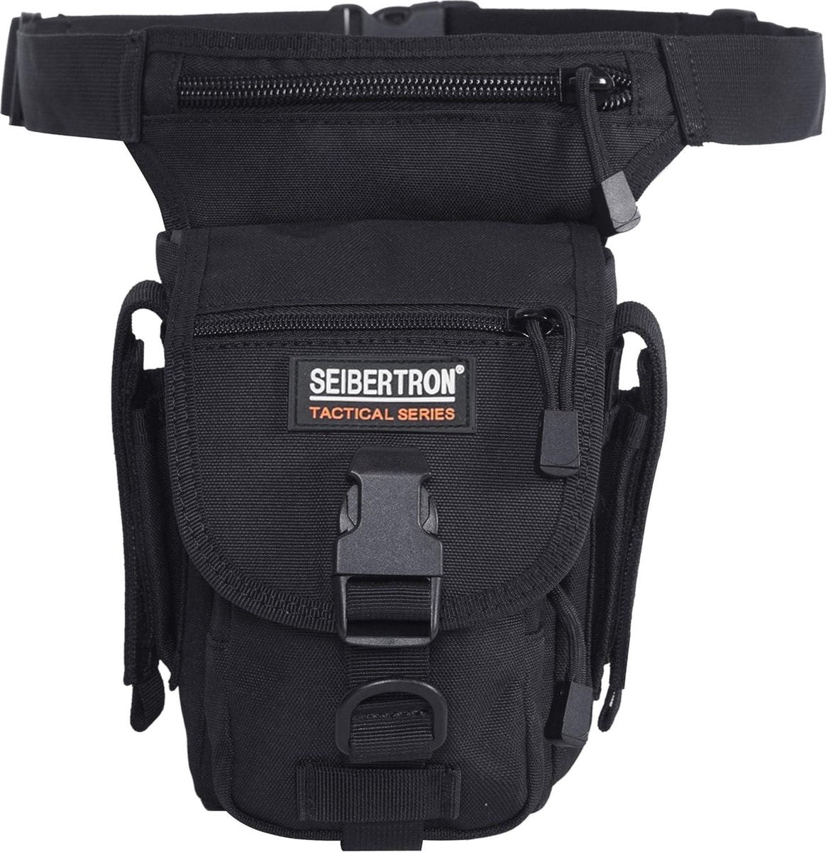 Waterdichte Airsoft Tactische Beenplaat Utility Pouch Tas - Type B Cross Over Been Rig - Outdoor Fietsen Wandelen Heup/Dij Tas - Seibertron Vriendelijke Wandeltas