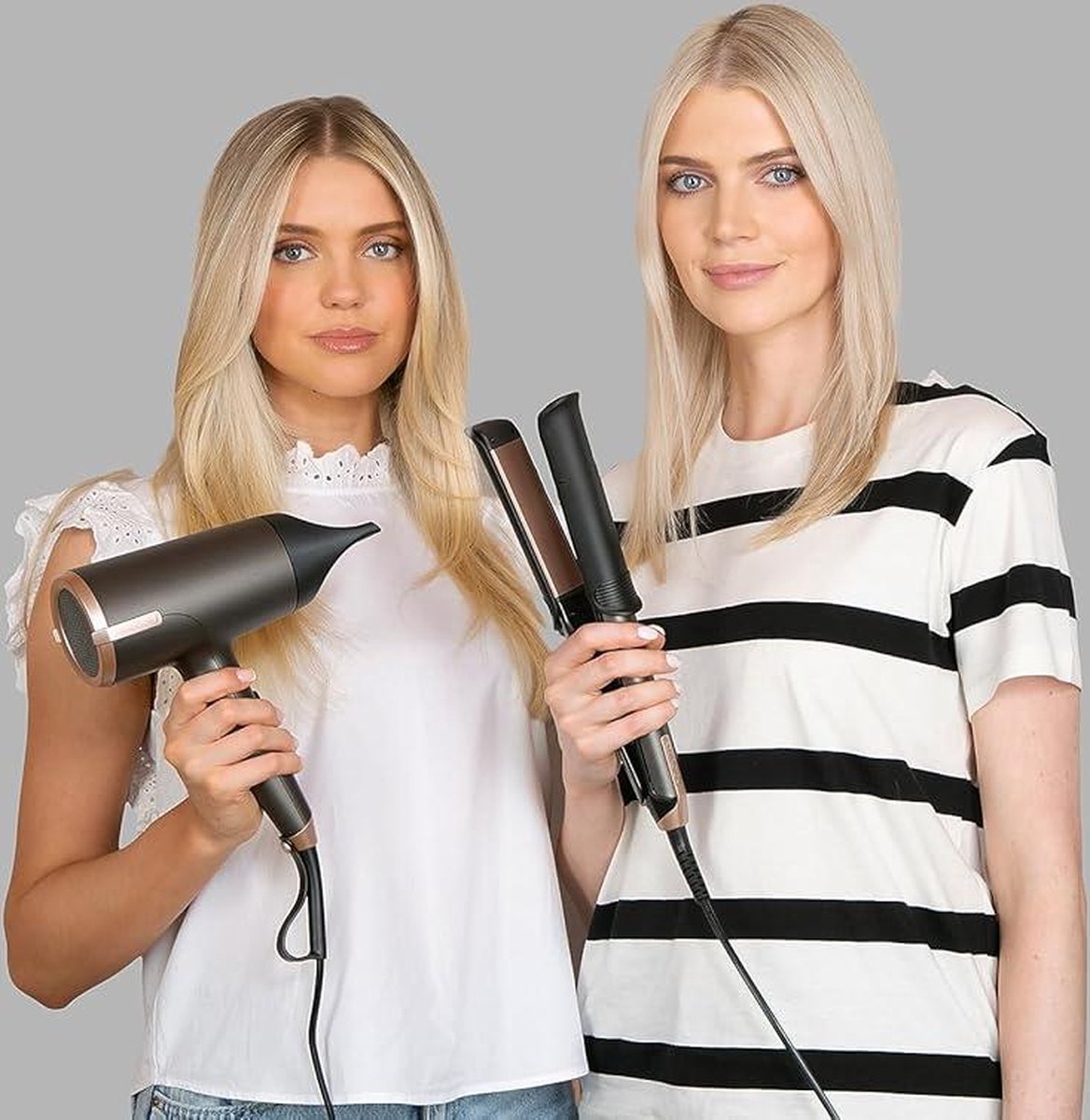 2in1 Multistyler Steil & Krul Styler - Steil/Krul Stand - Digitale Display - 150-230°C - Stijltang & Krultang