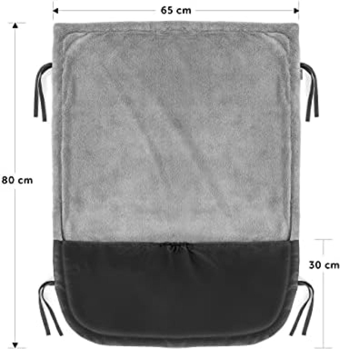 Lux Kinderwagendeken - Alternatief voor Voetenzak - Universeel voor Wandelwagen, Kinderwagen en Buggy - Waterafstotende 4 seizoenen Fleece Deken - met Draagtas