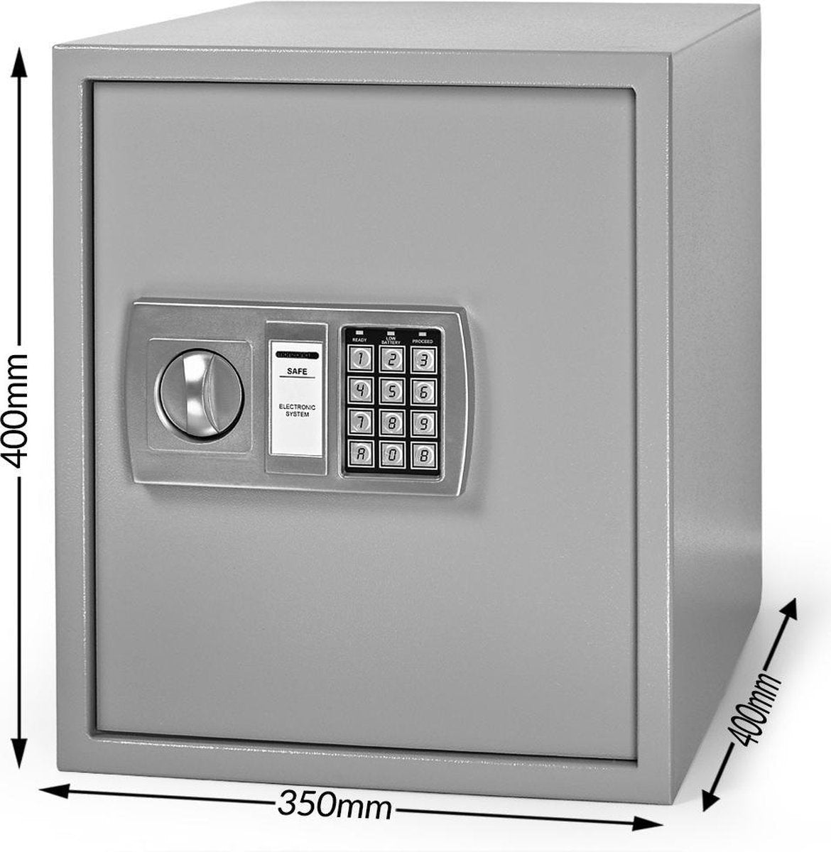 Safe with electronic lock - door thickness 4mm