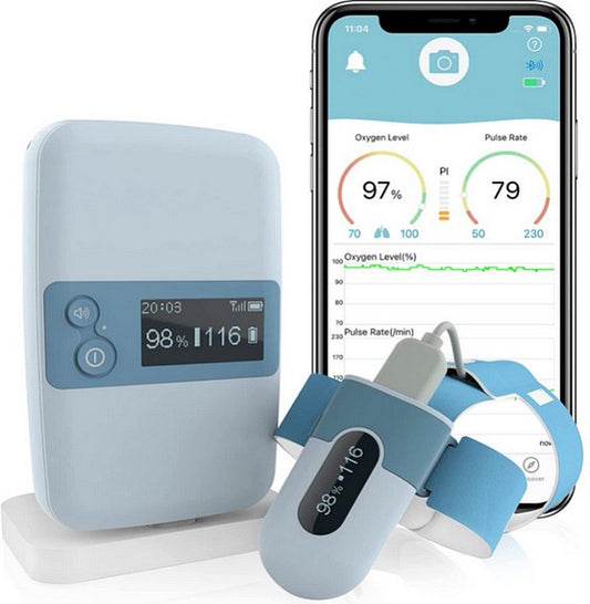 BabyO2 S2 Babymonitor - Babyfoon met Zuurstof- & Hartslagmeter