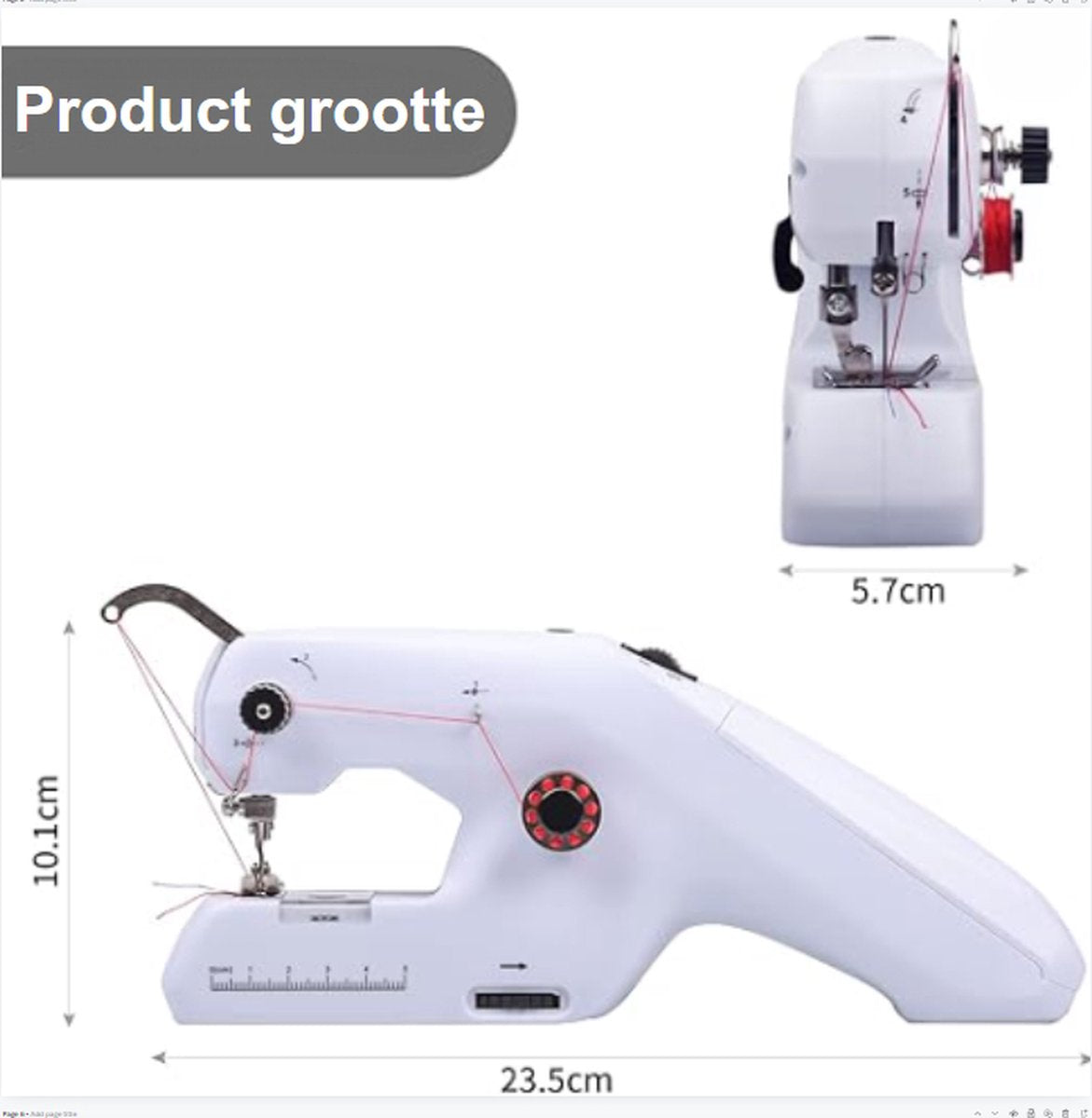 Handheld Sewing Machine - Clothes Repair - Cordless - Mini Sewing Machine - Handheld - Compact & Portable
