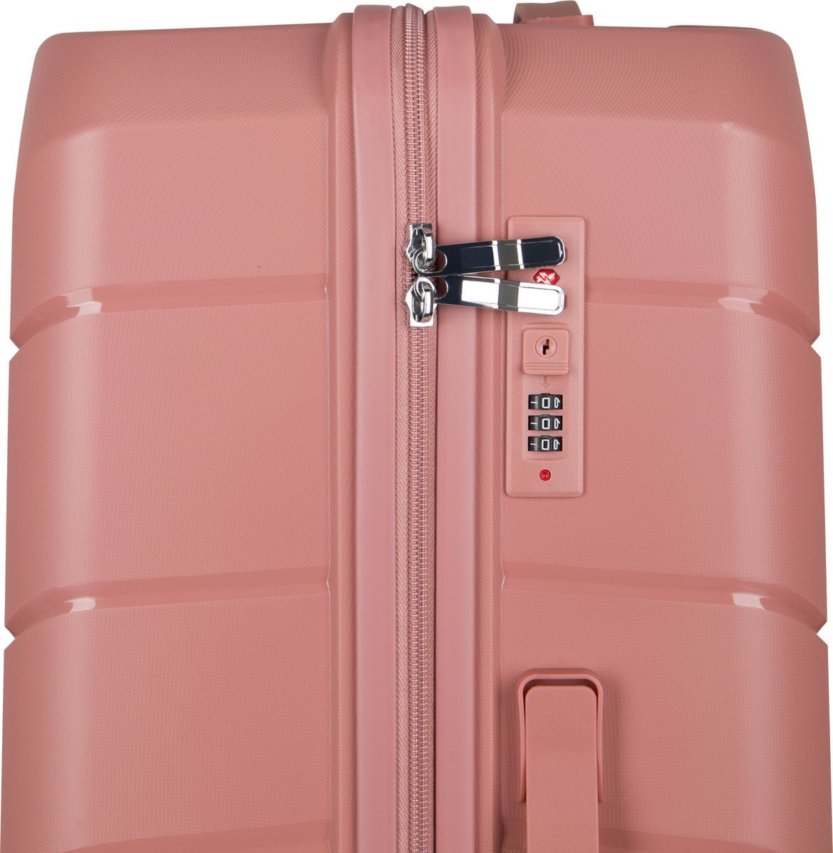 Traveller Set - 2xL Reiskoffers 28" - 93L - Lichtgewicht Harde Koffers - Roze - Met Ingebouwd TSA Slot - Perfect voor Lange Vakanties