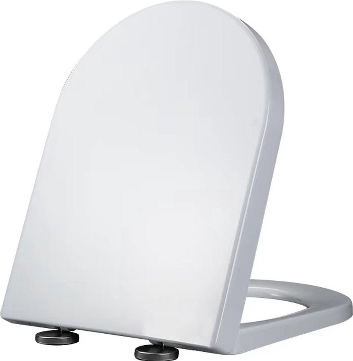 Adjustable U-shaped toilet seat-WC seat-Optimal Comfort and Style -white