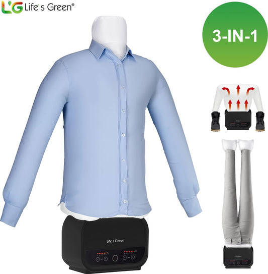 Life's Green® Strijkpop - Strijkmachine - Strijkdroger - Strijkpop Voor Overhemden - Zwart