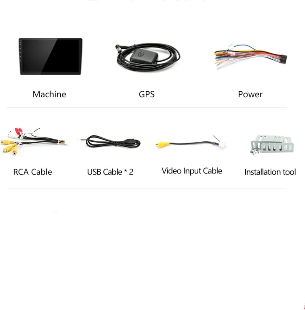9 inch Android | 2 GB & 32 GB | Carplay & Android Auto | Universele 2din autoradio | Dubbeldin radio | Met ISO stekker | Universeel 2 din 9" radioscherm | Bluetooth, Wifi, dubbeldin |