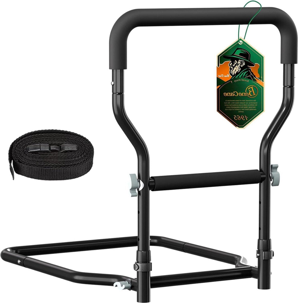 Safety Rails for Seniors and Adults - Height Adjustable - Fits All Beds - BeneCane Bed Rail