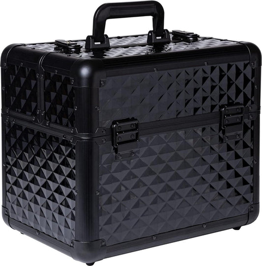 Art Cosmetic Case Medium Nailart-koffer Large - zwart met opbergmogelijkheid Nagellak koffer