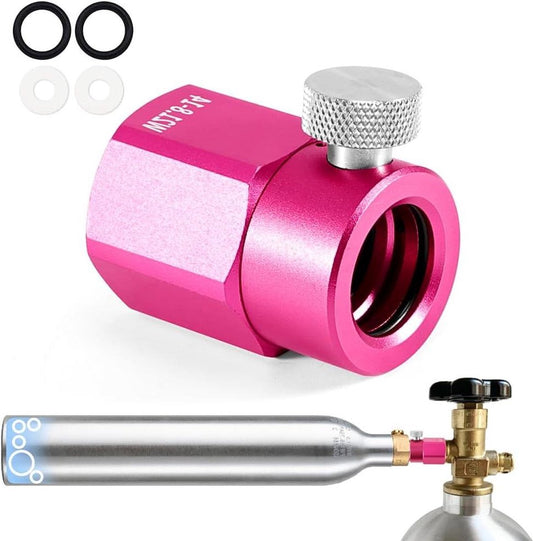 CO2-navuladapter voor SodaStream Duo Crystal 3.0 Gala-Art Terra E-Duo - Compatibel met Quick Connect - Vuladapter voor compacte CO2-flessen - W21.8-14 CO2-flesadapter