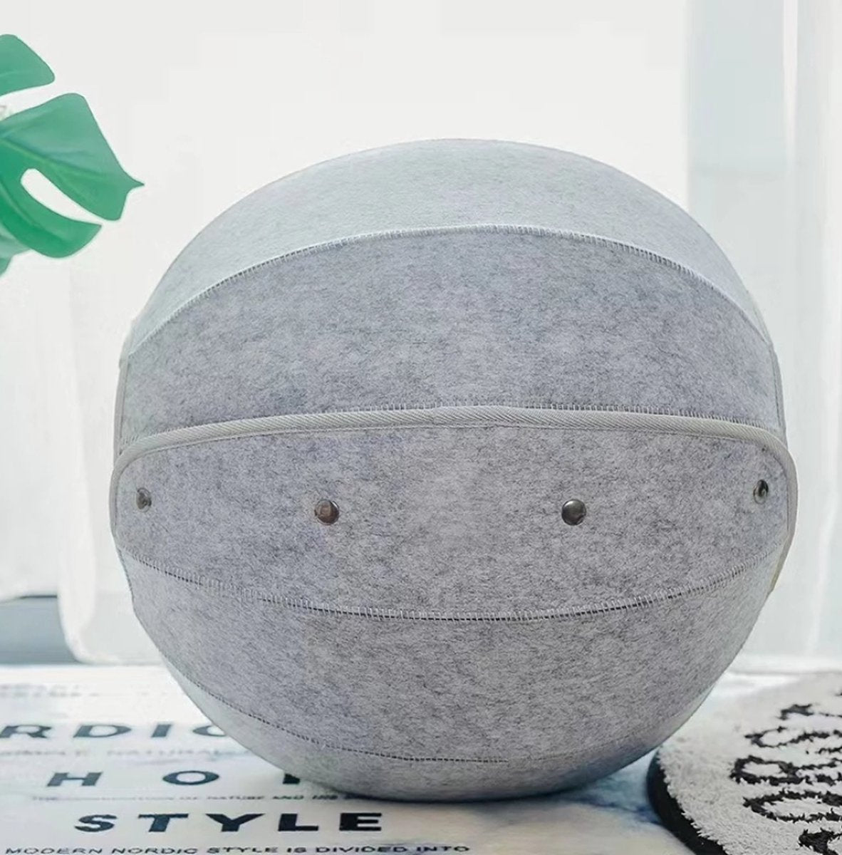 Cat bed multifunctional – Cat toy play tunnel cat house – cat cave round cat toys cat tunnel - cat cave donut - grey felt